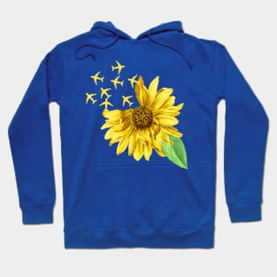 Sunflower,Travel Sunflower,plane sunflower,Cute Vacation, Summer 2020 Hoodie